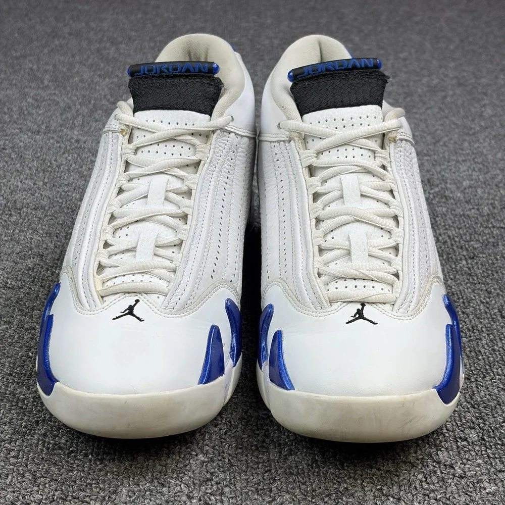 Jordan Air Jordan 14 Retro Hyper Royal White Blue Men's Sz 8 Sneakers 487471-104